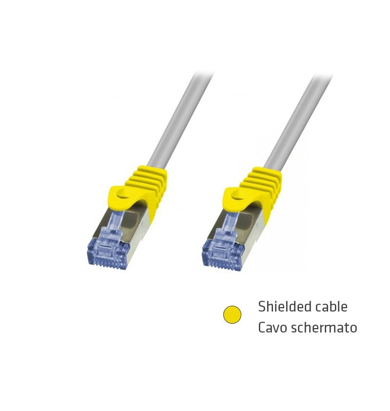 CAVO RETE FTP CAT.5E 2MT SL SCHERMATO ADJ