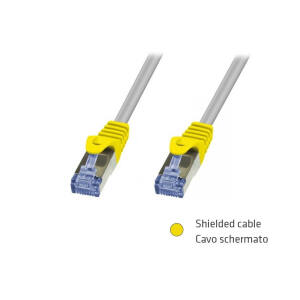 CAVO RETE UTP CAT.6 2MT GR NON SCHERMATO ADJ