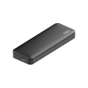 BOX ESTERNO PER SSD NVME USB 3.1 BK AHS07 BOX CASE ALLUMINIO ADJ