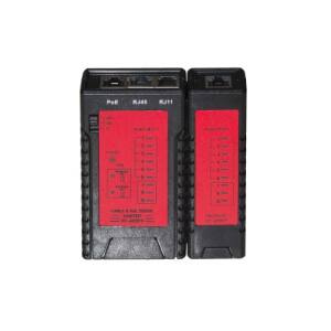 TESTER DI RETE PER CAVI RJ11 RJ45 E POE