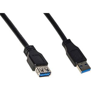 CAVO USB 3.0 A-A 5MT M/F BK PROLUNGA IN RAME