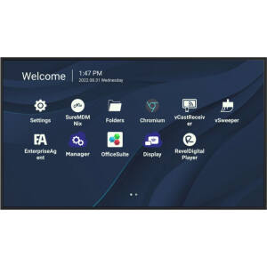 MON 75DS UHD 4K  HDMI AND11 OPS MM USBC RJ45 24/7 500NIT 4/32 AND11