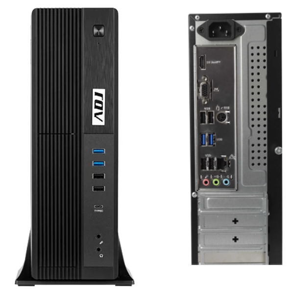 PC I5 16G 500GB H610 W11P I5-12400 SSD M.2 2DDR4 V/H ADJ FLEXY BK