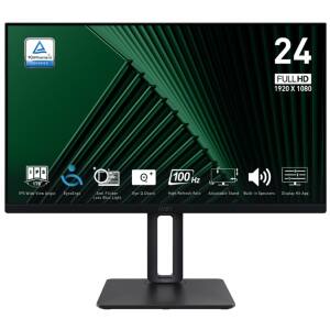 MON 23,8IPS H/DP/V 100HZ PIVOT MM PRO MP245PG 1MS 16:9 EPEAT PIVOT BK