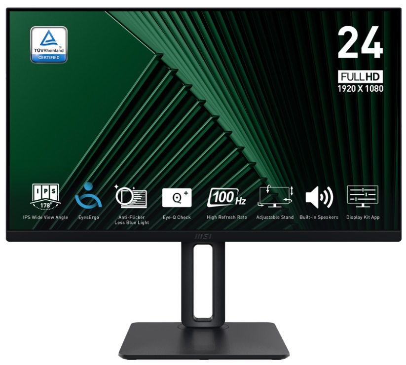 MON 23,8IPS H/DP/V 100HZ PIVOT MM PRO MP245PG 1MS 16:9 EPEAT PIVOT BK