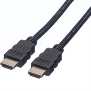 CAVO HDMI+ETHERNET 4K 1MT M/M BK 3840x2160 @30Hz
