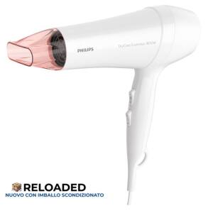 PHILIPS ASCIUGACAPELLI THERMOPROTEC 1800W BIANCO CON SCATOLA ROTTA