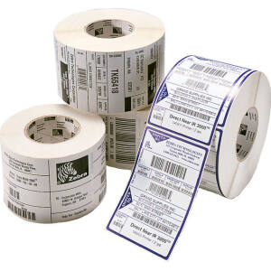 ETICHETTE ZEBRA Z SELECT 102X102 SINGOLO ROTOLO DA 700 ETICHETTE