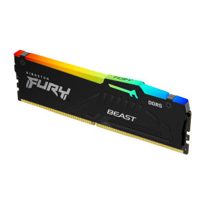 DDR5 16GB 5600 MHZ FURY BEAST BLACK RGB CL40 KINGSTON