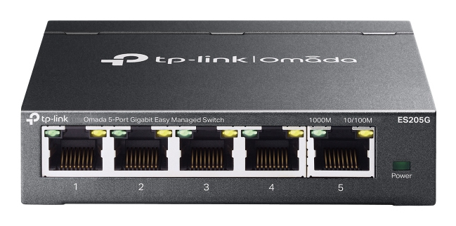 SWITCH OMADA 5-PORTGB EASY MANAGED 5XGB RJ45P DESKTOP STEEL INTEG SDN