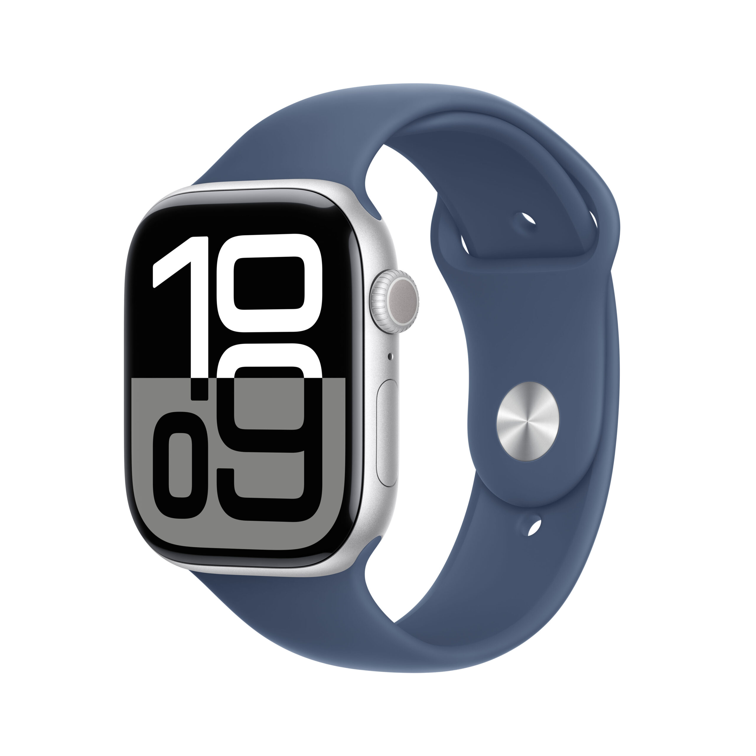 WATCH 10 46MM GPS ALLUMIN.SILVER BLU SPORT BAND S/M