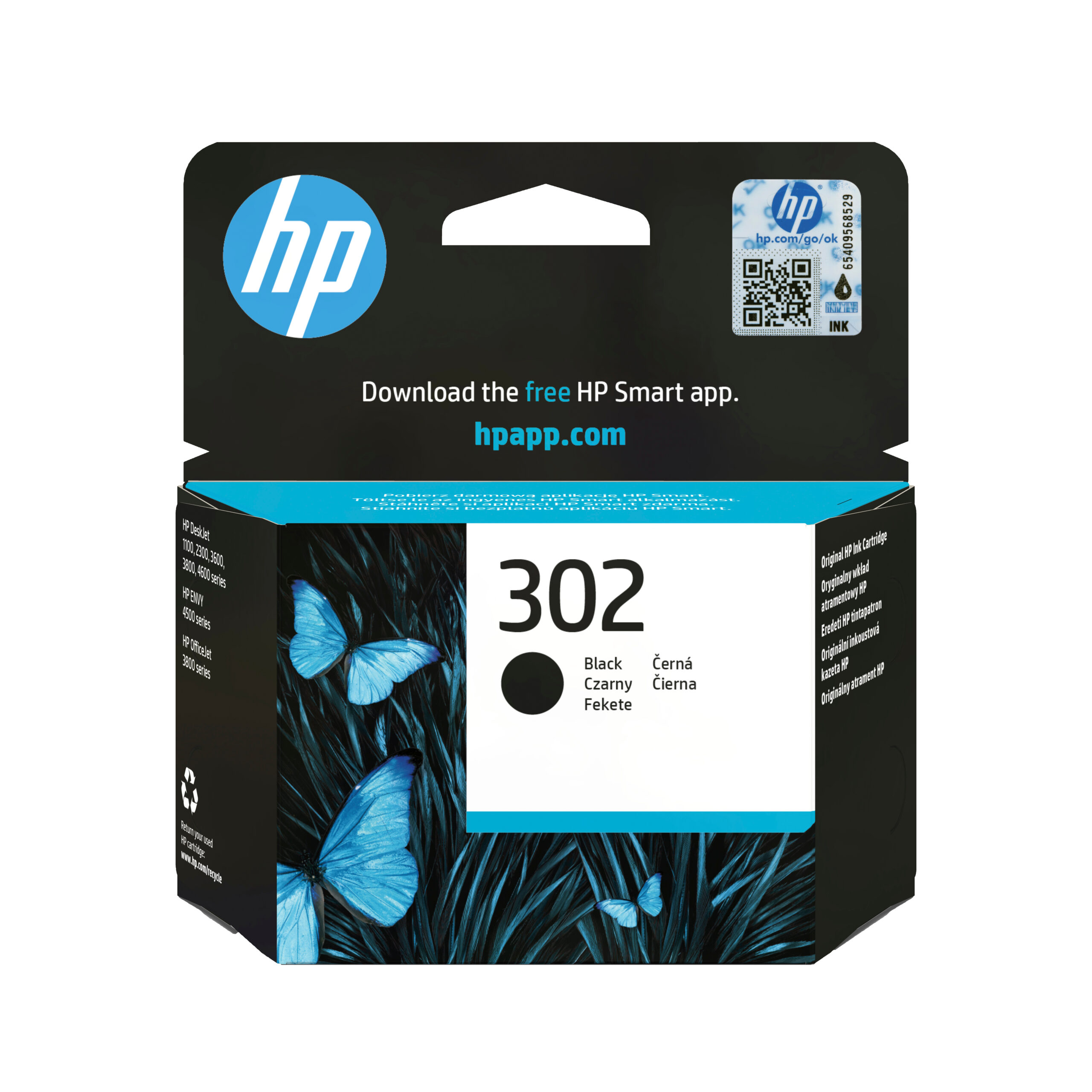 INK HP 302 F6U66AE K 3,5ML
