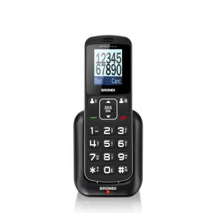 CELLULARE BRONDI AMICO HOME NERO 1,77 A COLORI/MICRO SD/BLUETOOTH