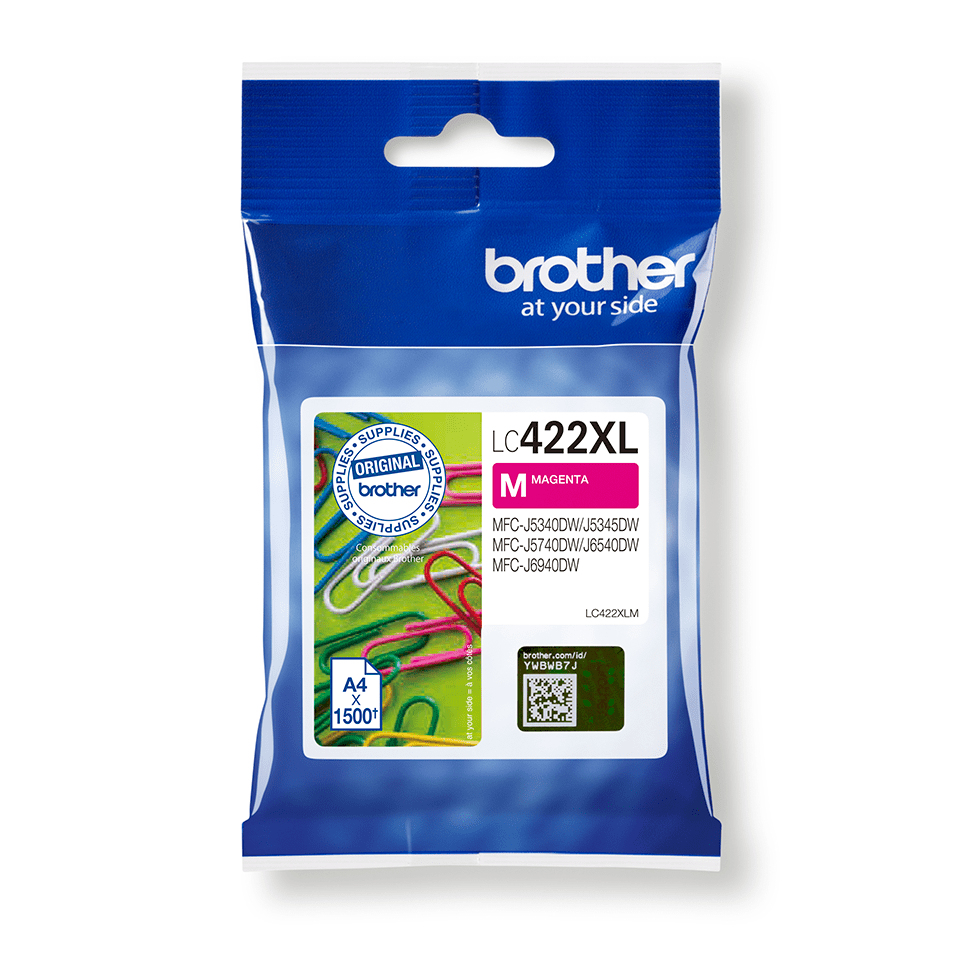 INK BROTHER LC422XLM MAGENTA 1.500P G MFCJ5340/5740DW MFCJ6540/6940DW