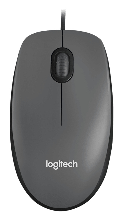 MOUSE M90 LOG BLACK CON FILO USB 910-001793 NERO